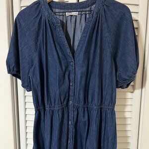 Sonoma Midi Length Button Front Dress